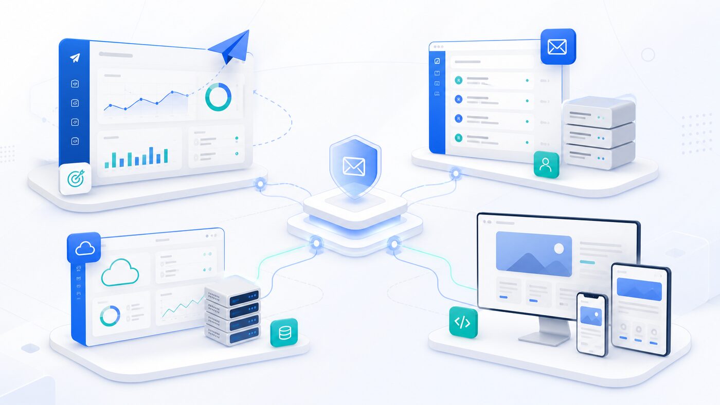 IvcomSoft usluge za email, Linux servere i web rešenja za firme